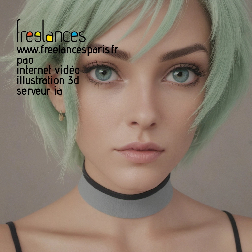 Pao mise en page internet vidéo illustration 3d serveur IA générative AI freelance paris studio de création magazines 8l54dug0